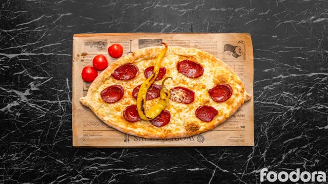 Sucuk & Käse Pide